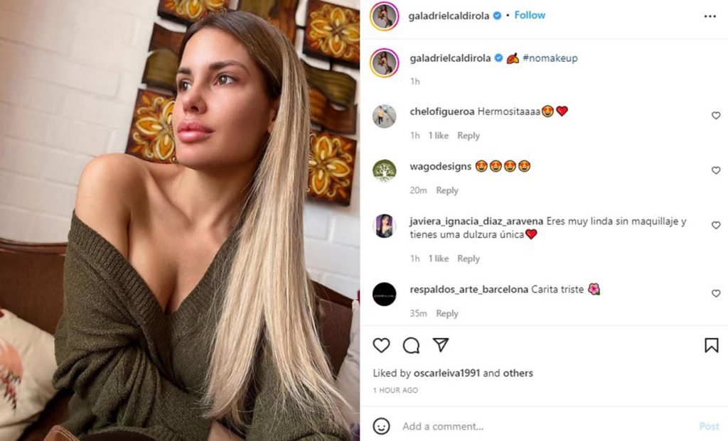 Gala Caldirola Sin Maquillaje