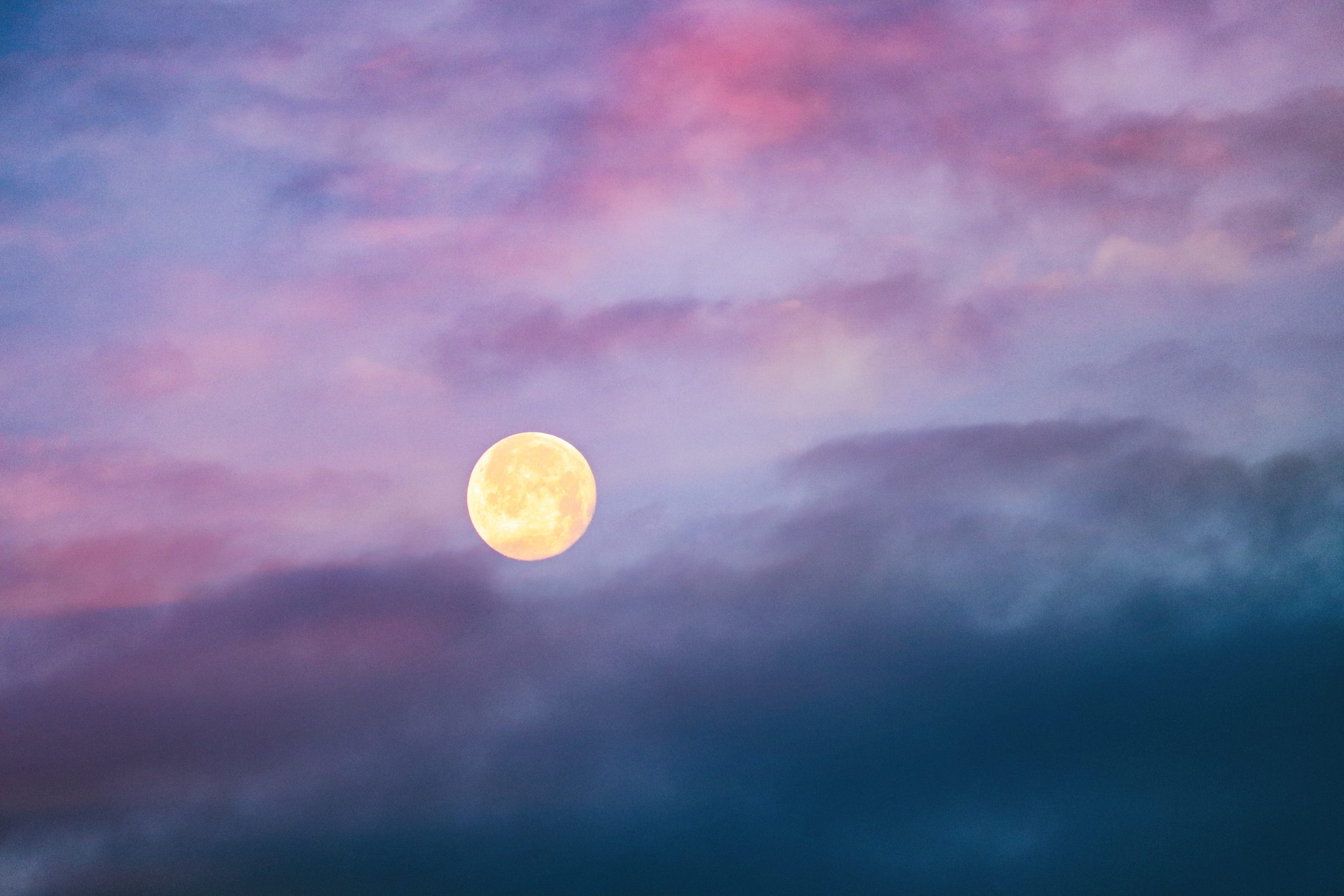 Full Moon In Light Of Sunrise Creative Brief 'Nature'