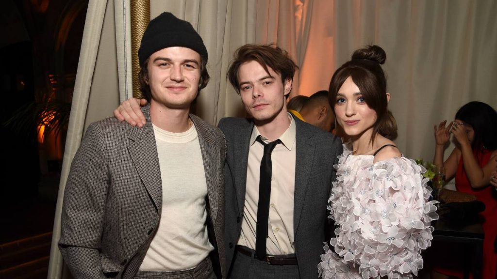 Natalia Dyer Joe Keery Charlie Heaton