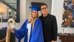 VIDEO: Rafael Araneda se emociona con la graduación de su hija, Florencia