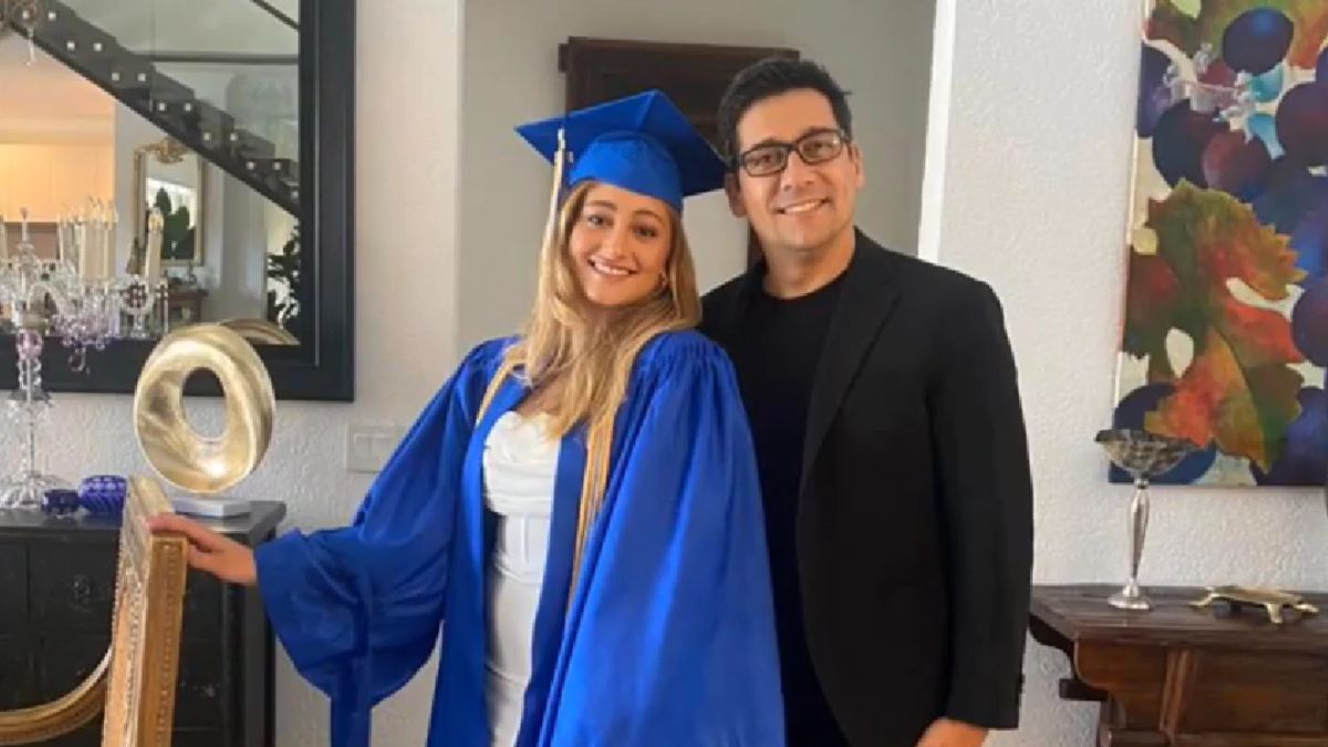 VIDEO: Rafael Araneda se emociona con la graduación de su hija, Florencia