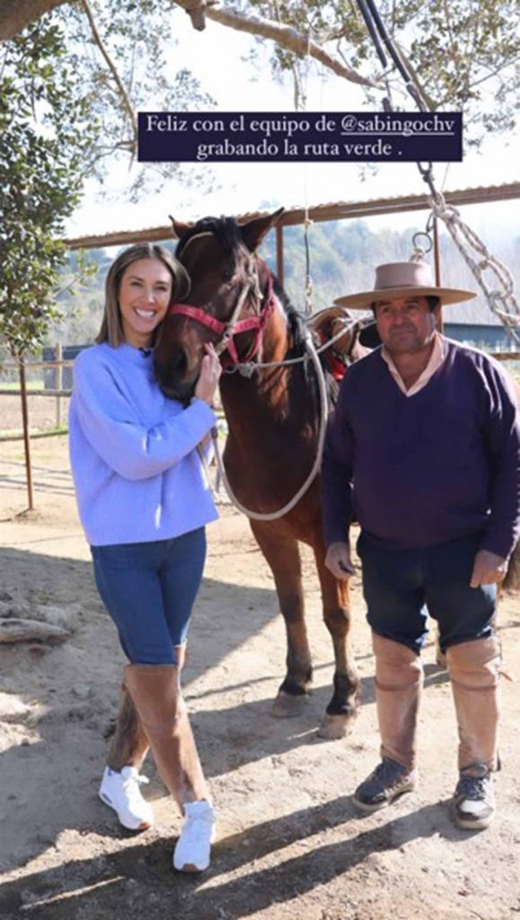Vanesa Borghi Grabando Para La Televisión