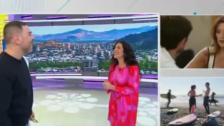 "Oye la hu... torcida": Karla Constant sorprendió con garabato en medio de Mucho Gusto