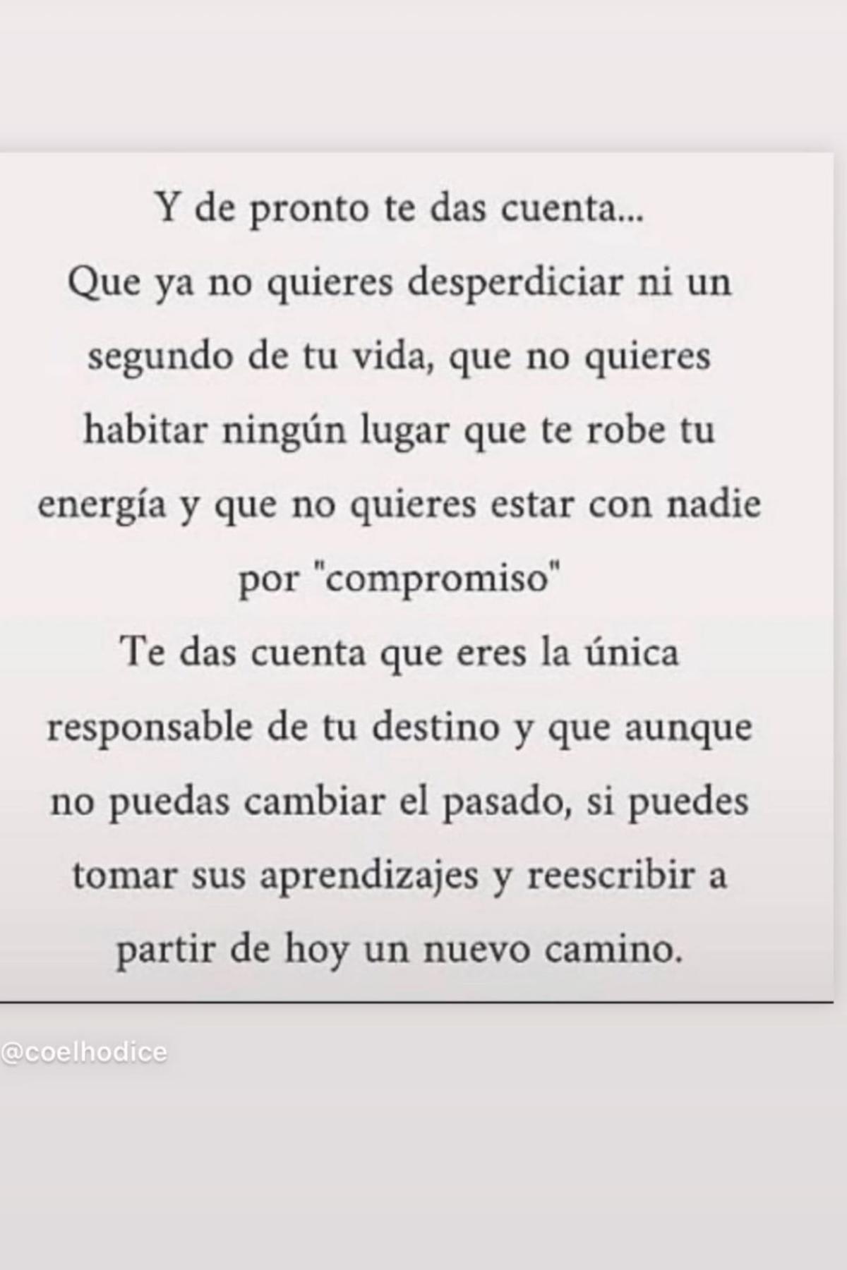 Mensaje Gissella Gallardo  