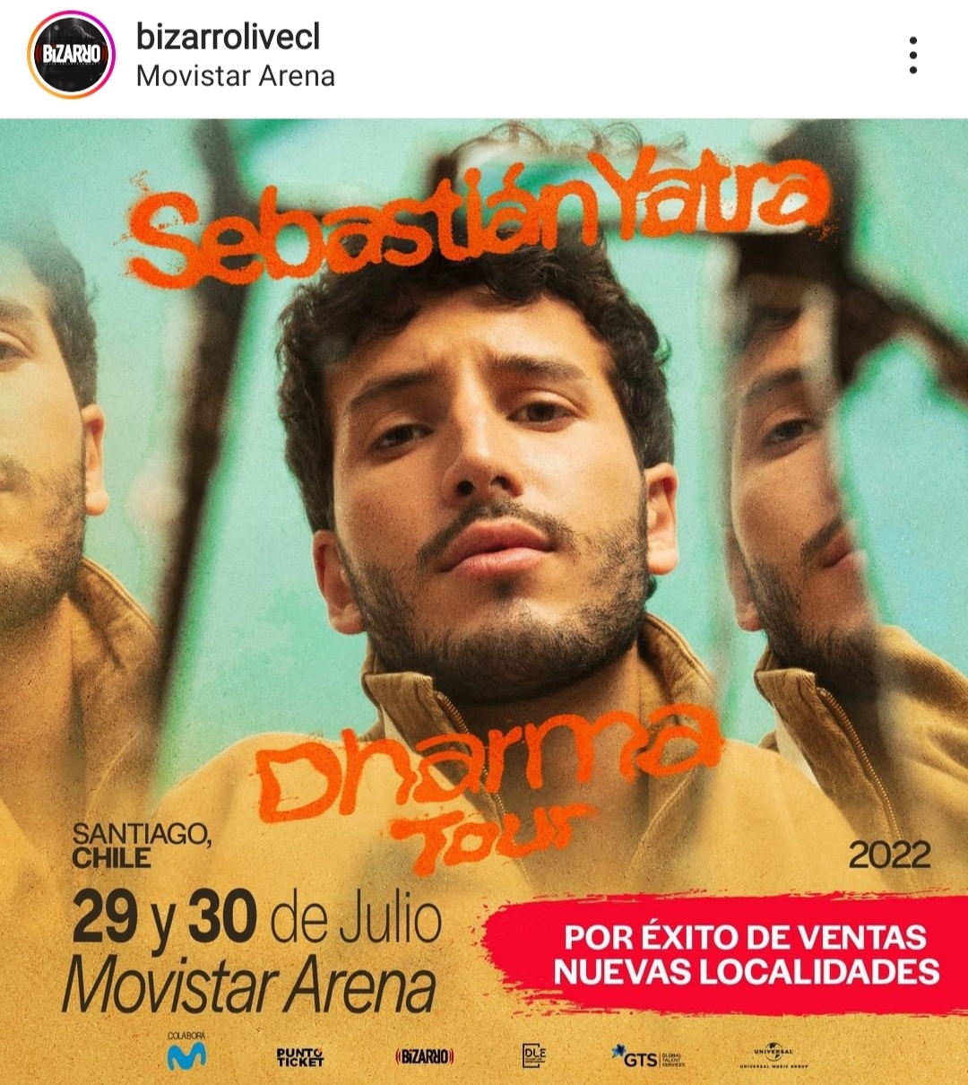 Sebastián Yatra Chile