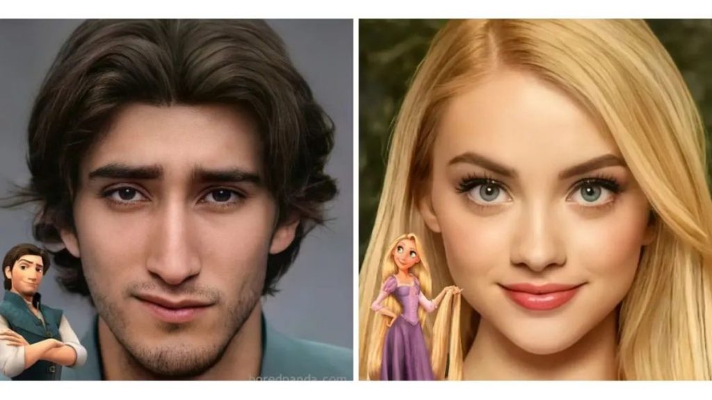 Flynn Y Rapunzel De Enredados