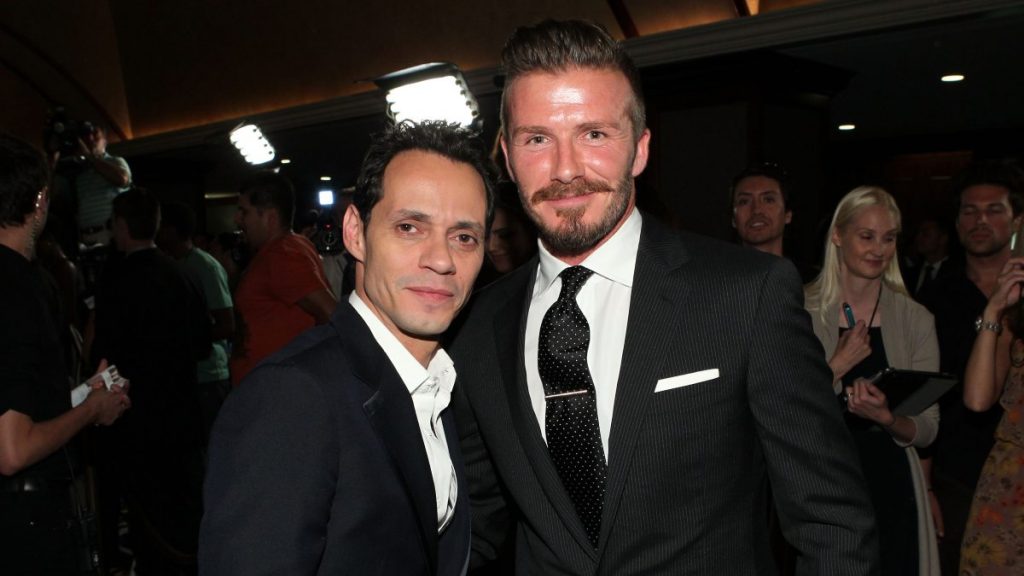 Marc Anthony Y David Beckham