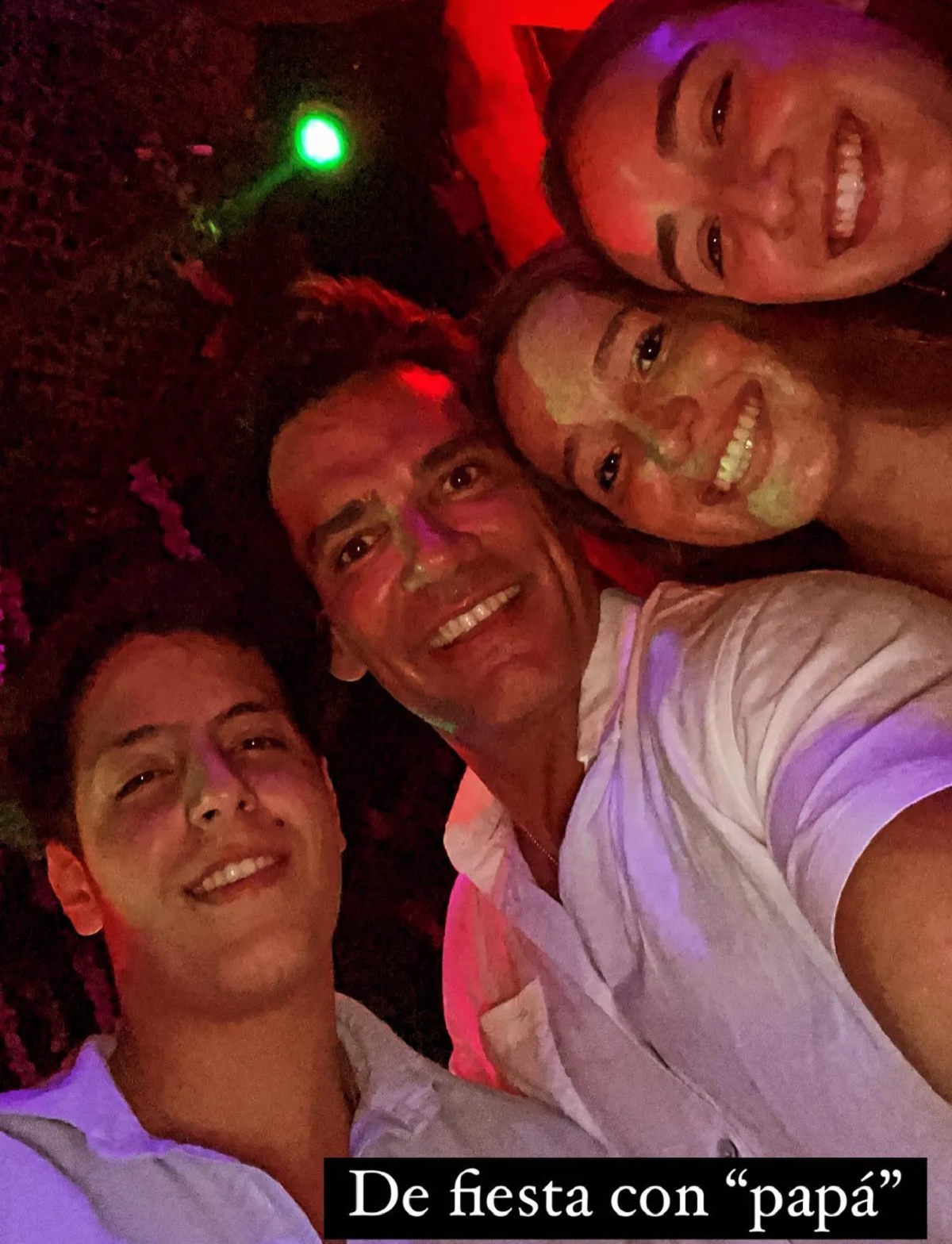 Máximo Bolocco, Cristián Fuente y Laura