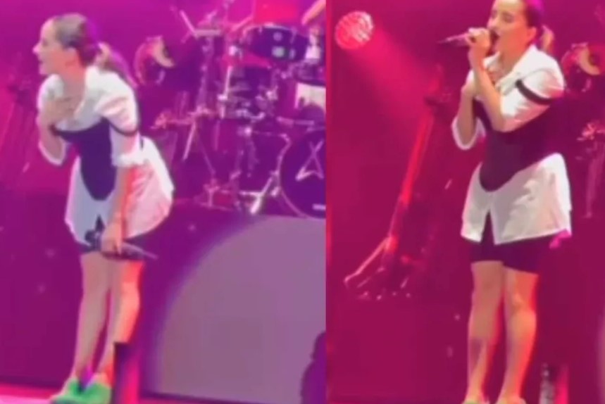 Evaluna Con Zapatos De Balenciaga