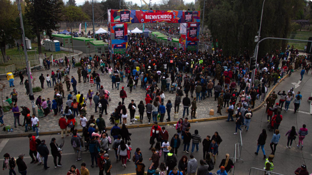 Line Up Fonda Parque Ohiggins