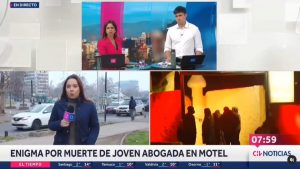 La fuerte caída durante emisión de CHV Noticias que no pasó desapercibida en redes sociales