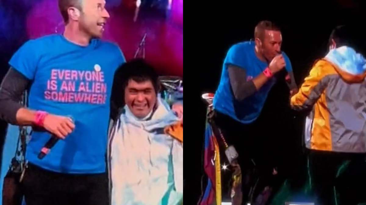 "Está feliz" Las palabras de la mamá del joven que subió al escenario en el concierto de Coldplay