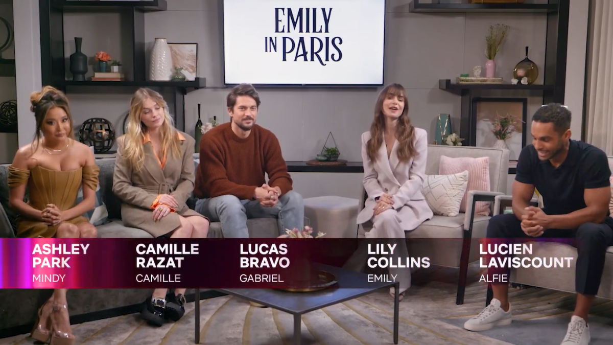 ¡Nos dejó con gusto a poco! Los actores de Emily in Paris nos mostraron el tráiler de la tercera temporada