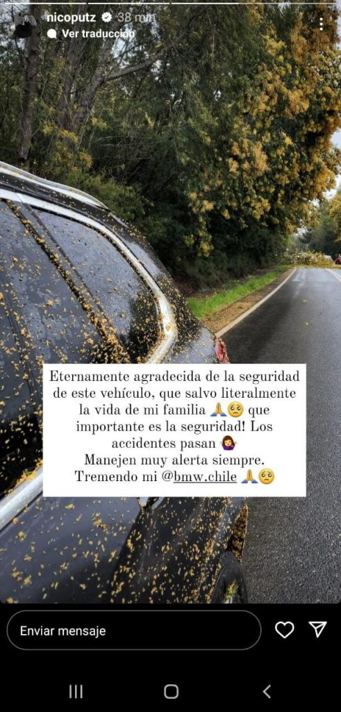 Accidente de Nicole Putz