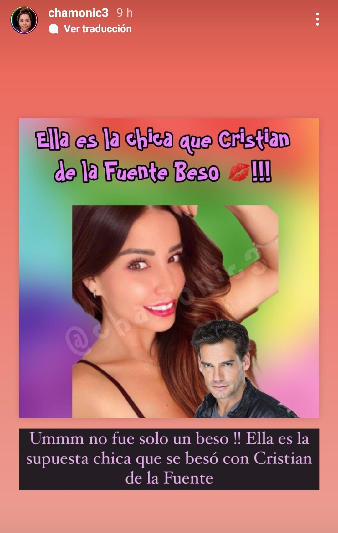 Cristián de la Fuente mujer