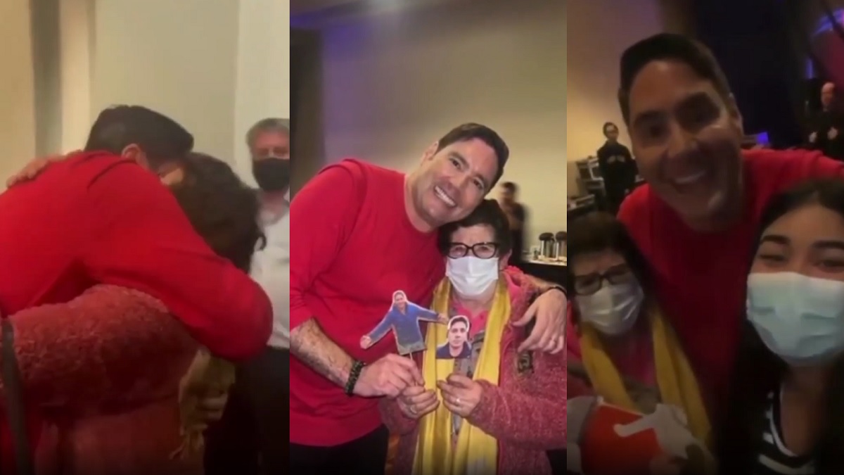 "Les comparto esta linda historia": Pancho Saavedra cumplió el deseo de una abuelita