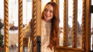 Un adelanto navideño: Revelan imágenes de la nueva película de Lindsay Lohan