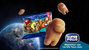 ¡Interestelar! Super Pollo lanza un Nugget de Among Us al espacio exterior