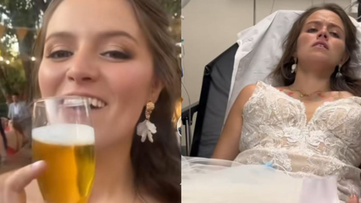 "Soy torpe": Habló la novia viral de TikTok que terminó en el hospital el día de su boda