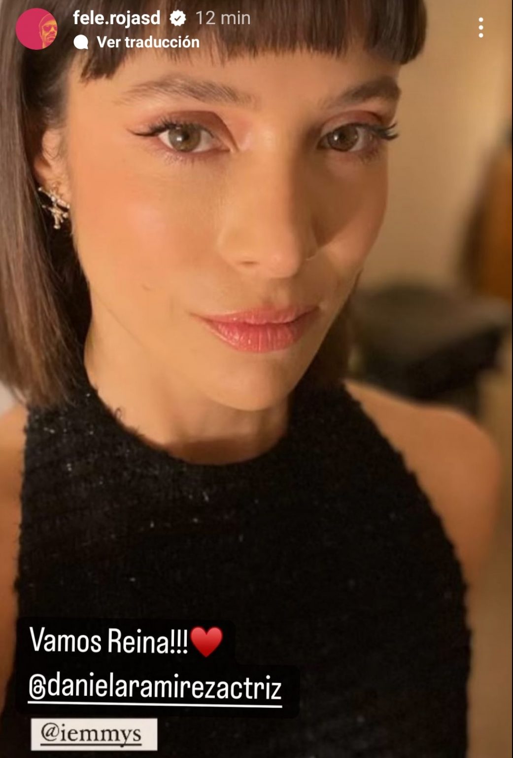 Felipe Rojas alienta a Daniela Ramírez en la previa a los Premios Emmy Felipe Rojas alienta a Daniela Ramírez en la previa a los Premios Emmy