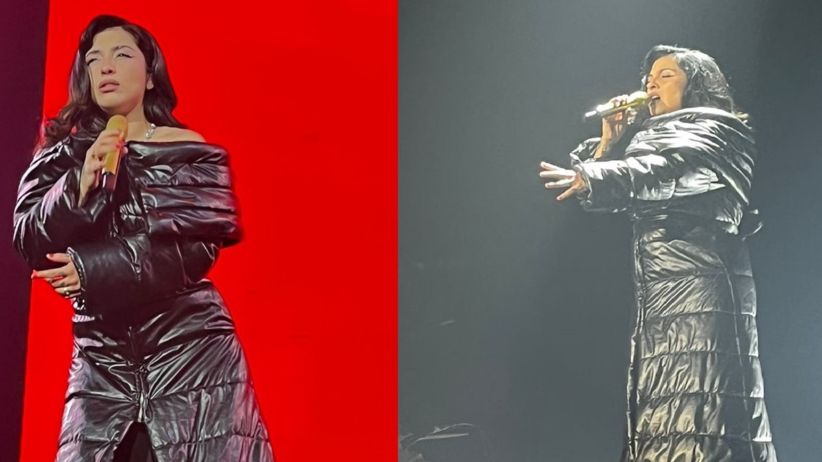 Mon Laferte cantó con Myriam Hernández en su concierto en Chile