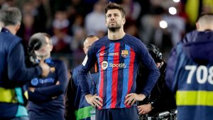 Filtran íntimo momento entre Piqué y Clara Chía en el estadio