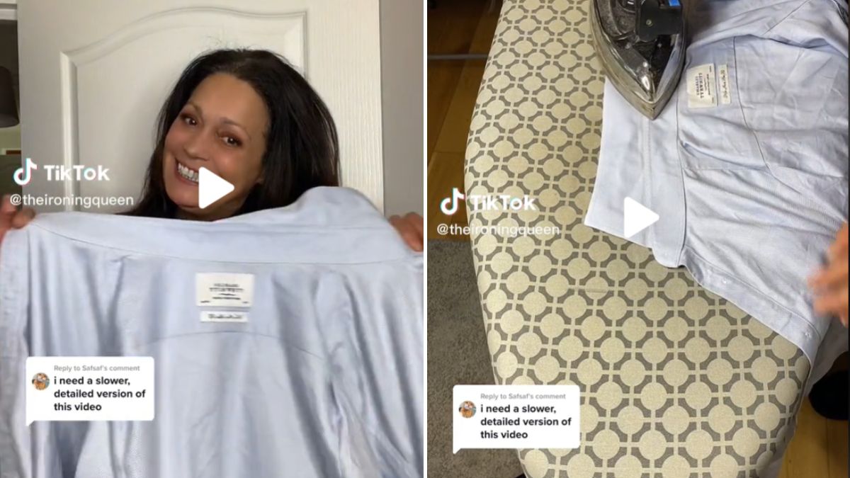 La tía de TikTok que te enseña a planchar hasta tu ropa más difícil
