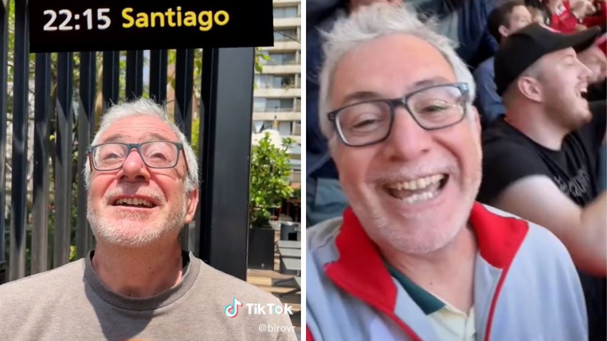 El caballero que se hizo viral cantando "One Kiss" de Dua Lipa está en Chile: Lo pillaron bailando cueca