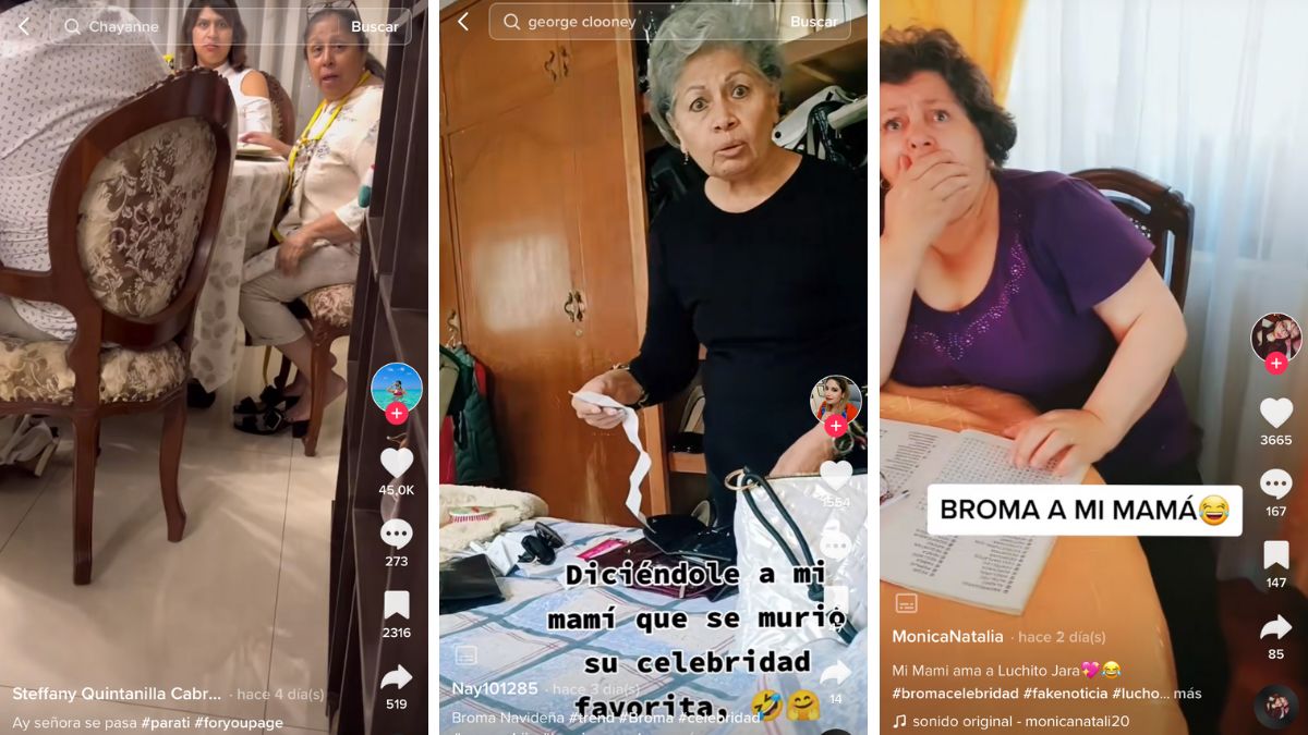 “Mamá, murió este famoso”: la nueva tendencia que se ha hecho viral en TikTok
