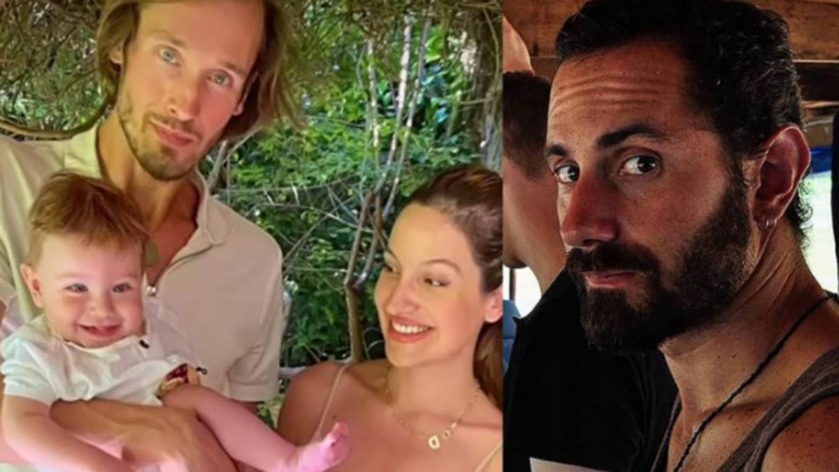 ¡La foto es imperdible!: Dani Palavecino presentó su bebé a su ex esposo, Santiago Tupper