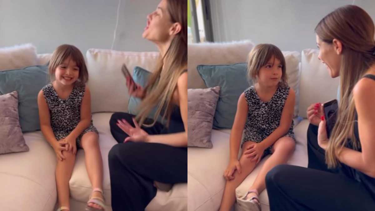 Luz Elif, la hija de Gala Caldirola, recibió un saludo de su influencer favorito