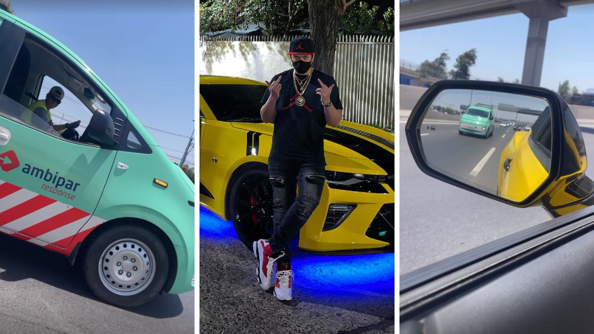 "Dale, a la de tres": Nano Calderón se muestra echando carreras con su lujoso auto en plena carretera