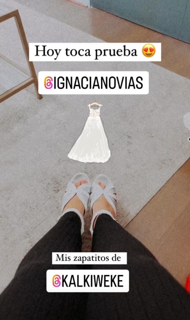 Christell Rodríguez vestido de novia