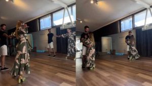 "Seguimos con los ensayos": así es el sensual baile de boda que practica Belén Soto