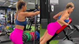 "Eri pura fibra": Lucila Vit mostró su entrenamiento con ajustadas calzas fluorescentes