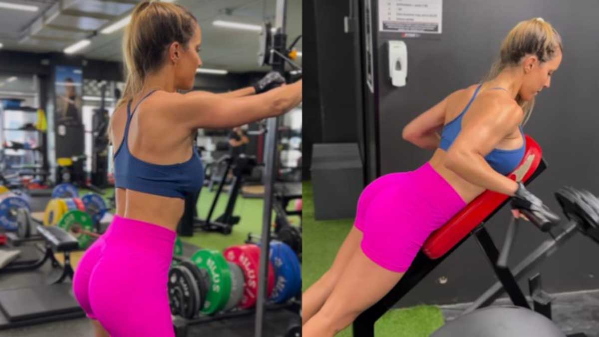 "Eri pura fibra": Lucila Vit mostró su entrenamiento con ajustadas calzas fluorescentes