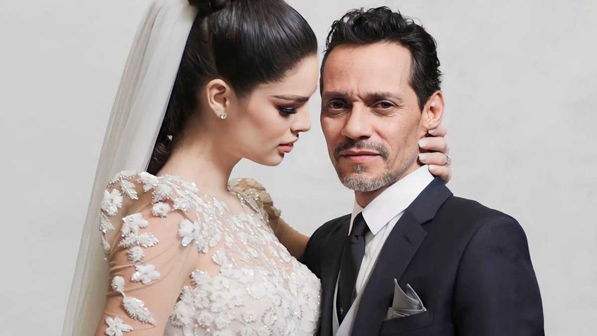 Filtran la inédita reacción de Marc Anthony cuando Nadia Ferreira llegó a la boda