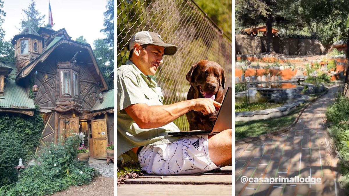 "Miren, esta parte es nueva": Pangal Andrade sorprende con grandes cambios a su hotel en el Cajón del Maipo