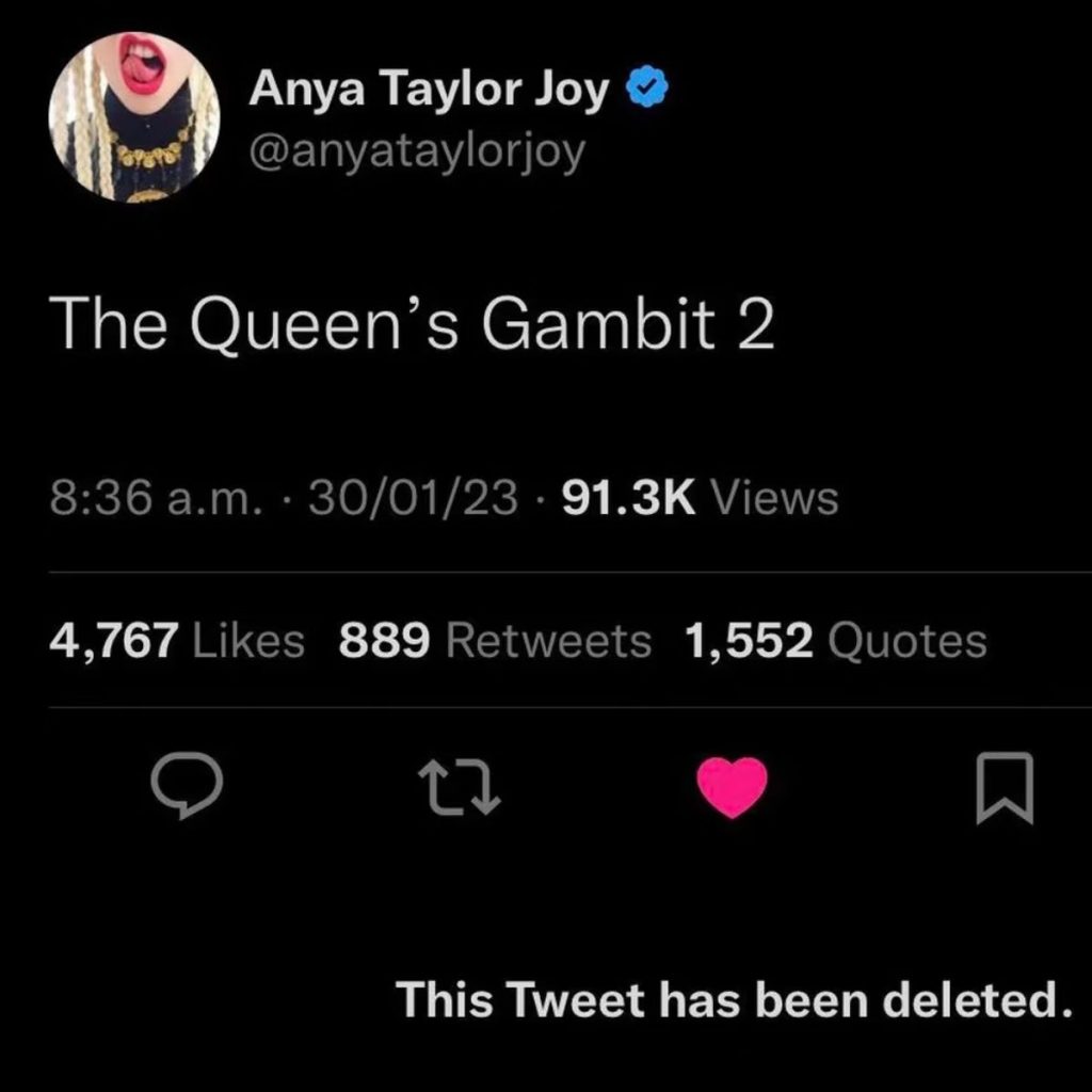 Anya Taylor Joy Da Pistas De Posible Segunda Temporada De Gambito De Dama