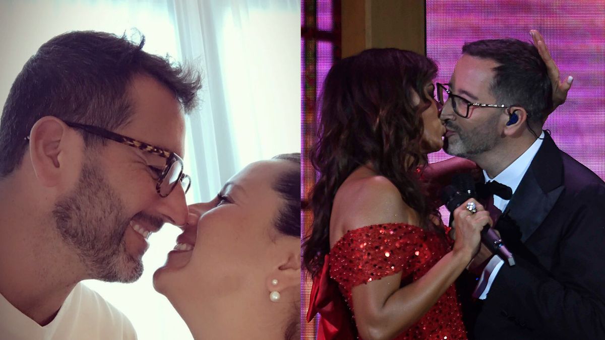 Esposa de Eduardo Fuentes reaccionó a los besos del animador con Ivette Vergara