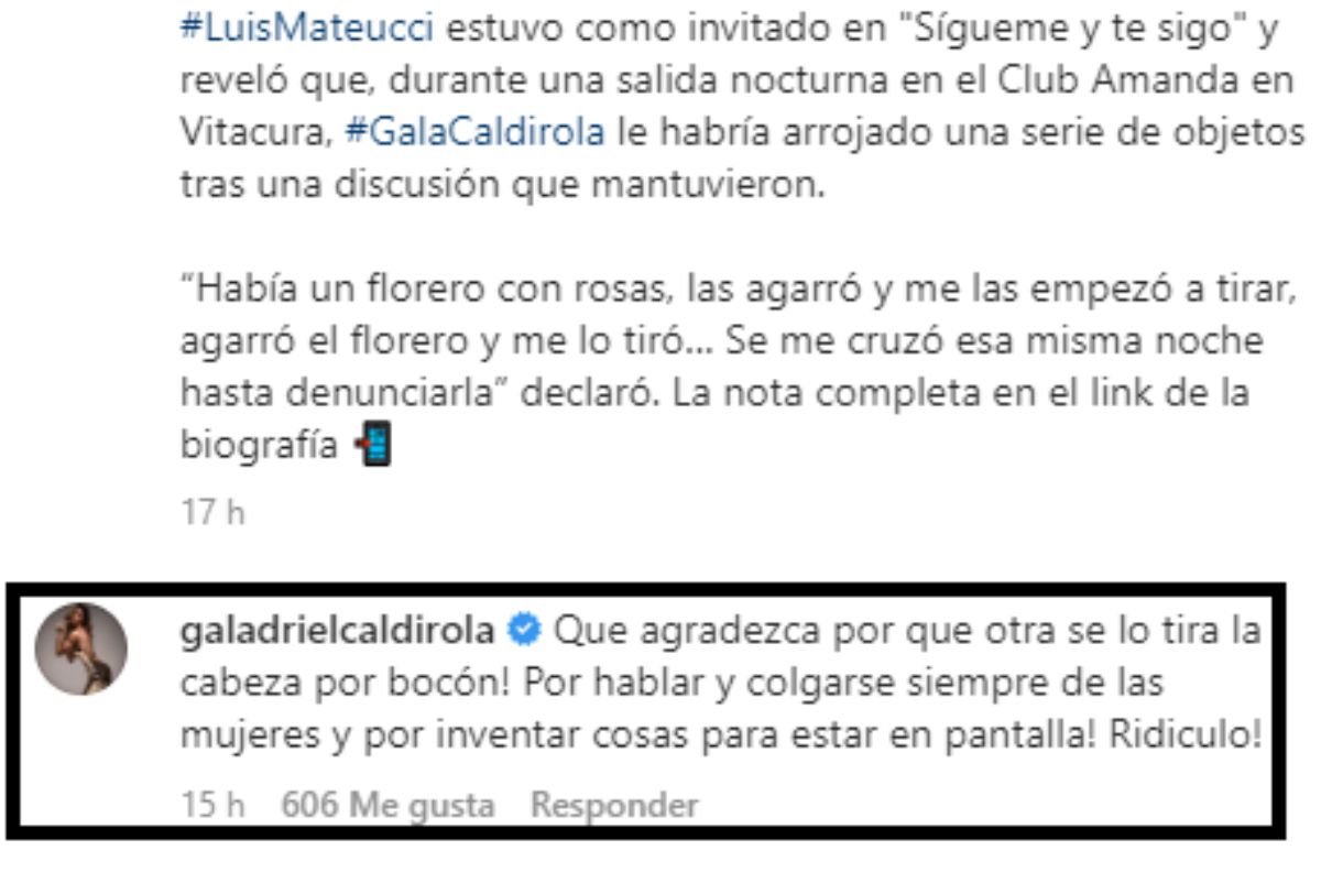 Gala Caldirola Luis Mateucci