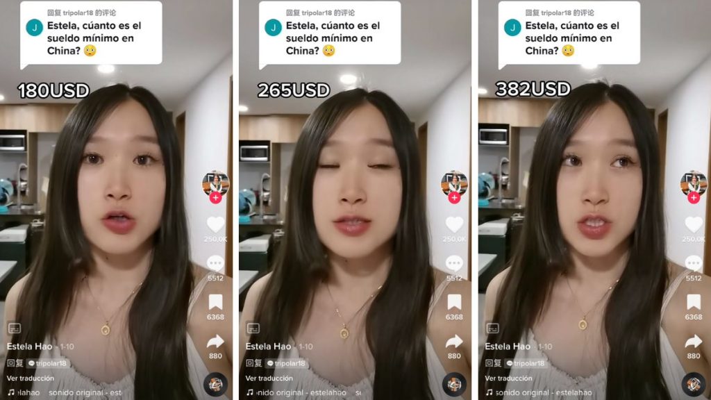 Tiktoker China Revela El Salario Minimo De China (1)