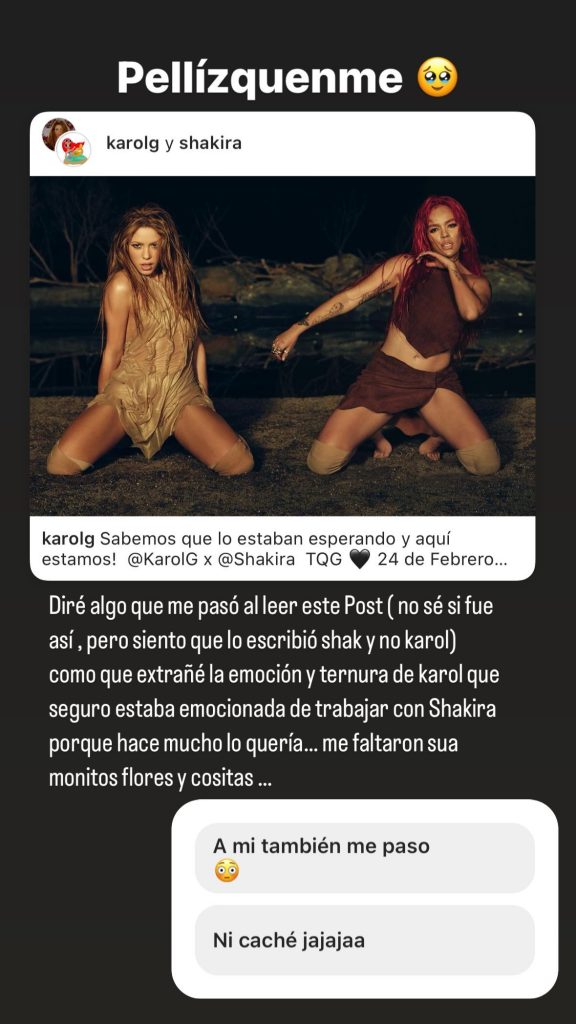 Coté López Historia Sobre Shakira Y Karol G