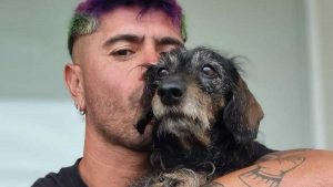"Solo agradecerte por tanto amor": el desgarrador mensaje de Diego Sánchez para su perro antes de entregarlo a Yamila Reyna