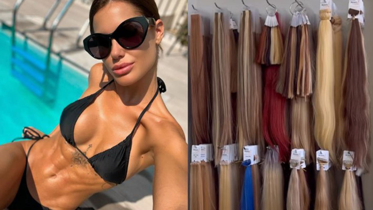 "Este es el largo real de mi cabello en este momento": Gala Caldirola se sacó las extensiones y mostró todo en redes