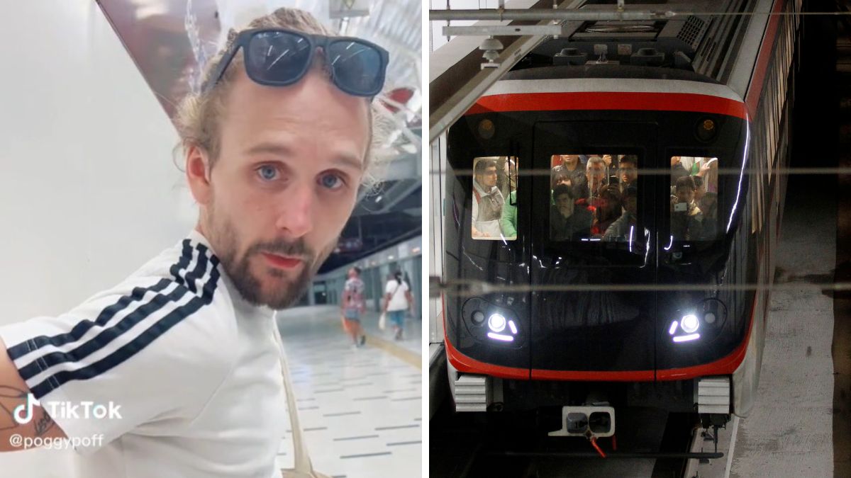"Lo peor que he visto en Santiago": Usuarios de TikTok noruegos criticaron asientos del Metro y la empresa respondió