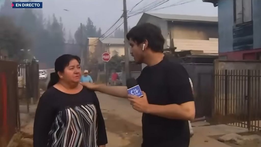 Periodista De CHV Incendios