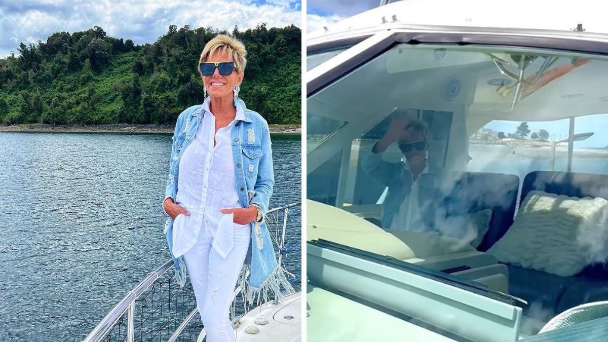 Arriba de un yate: Raquel Argandoña sorprendió al mostrar sus millonarias vacaciones en el sur de Chile