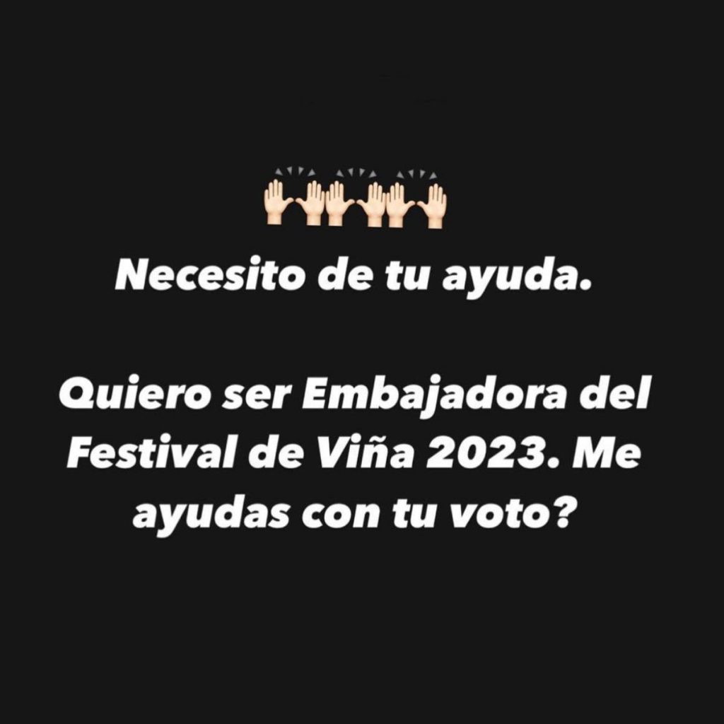 Tita Ureta Pide Que Voten Por Ella Para Ser La Embajadora De Viña 2023