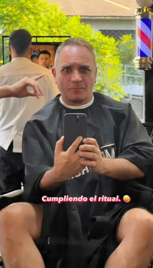 Luis Jara corte de pelo